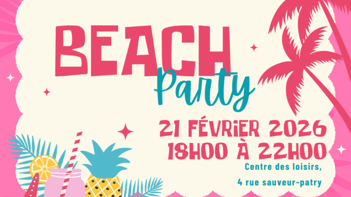 BEACH PARTY à la Patinoire