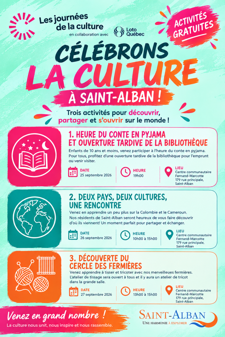 JOURNÉES DE LA CULTURE