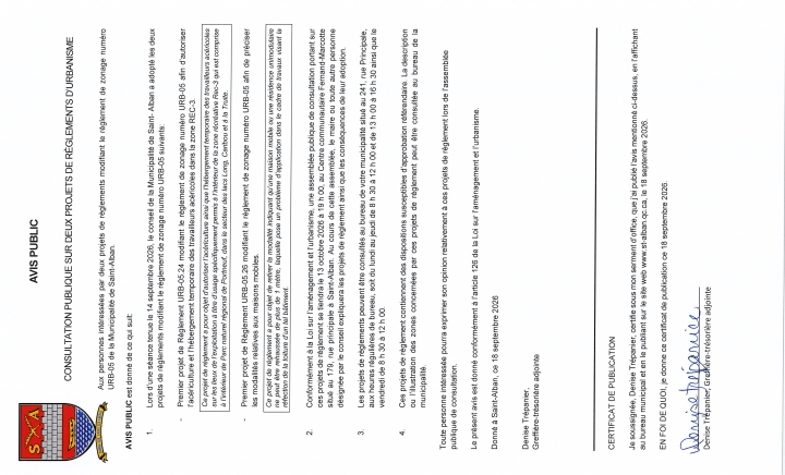 Consultation publique